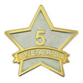 Year of Service Star Pin - 5 Year